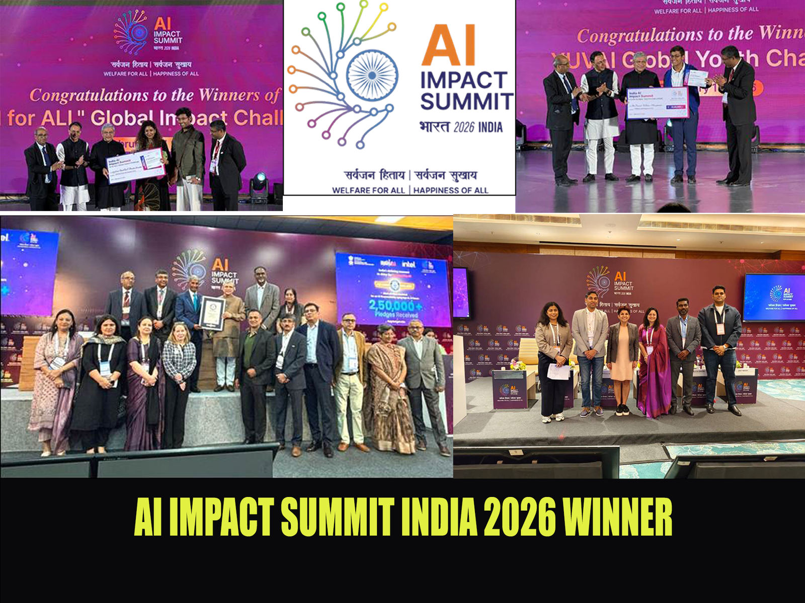 AI impact summit 2026 winner