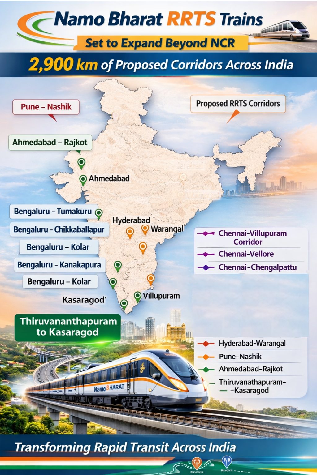 Namo Bharat RRTS trains set to expand beyond NCR