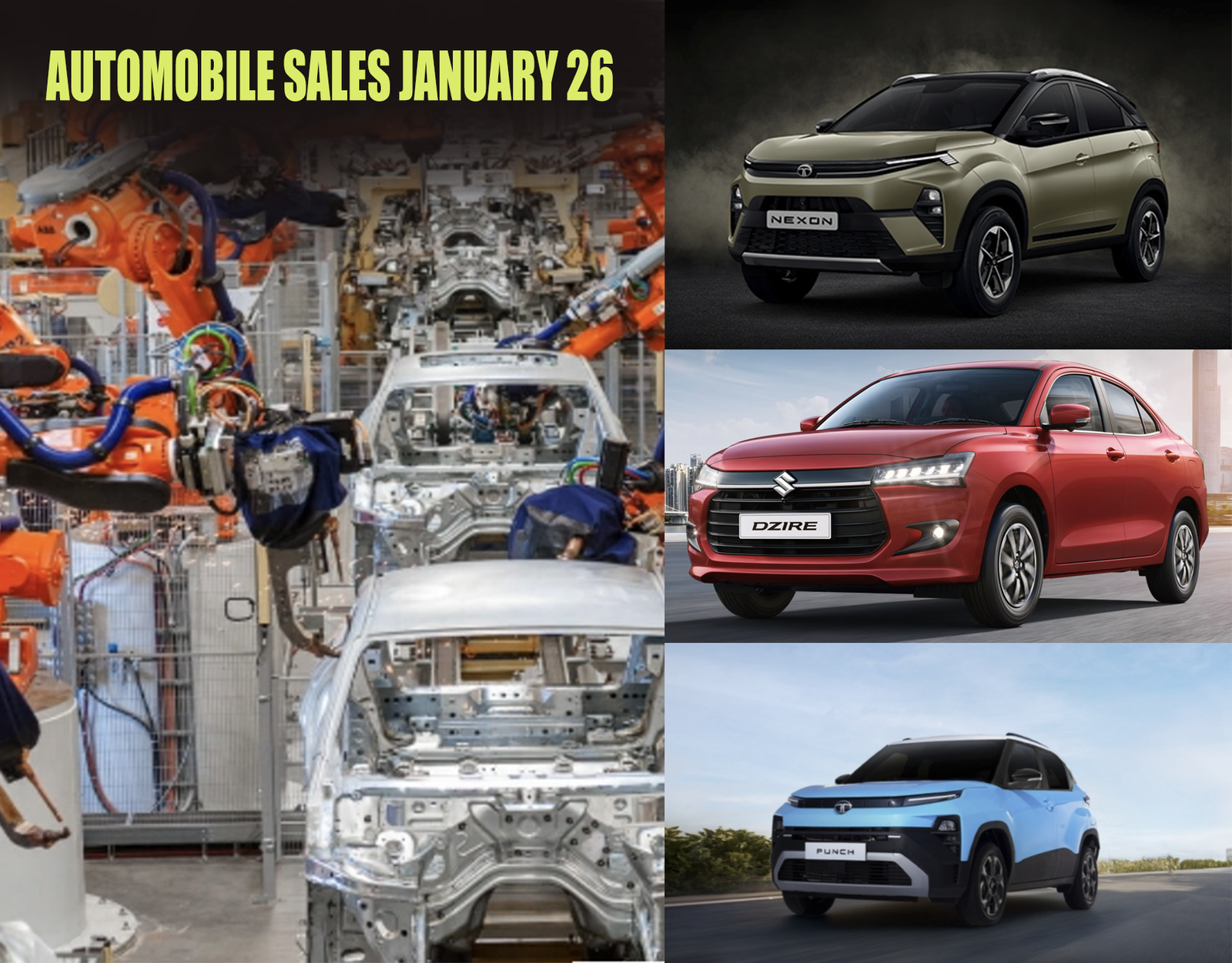 Automobile sales Jan26