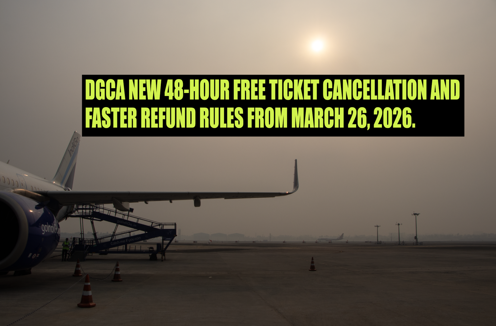 DGCA new 48 hour ticket cancellation rule India