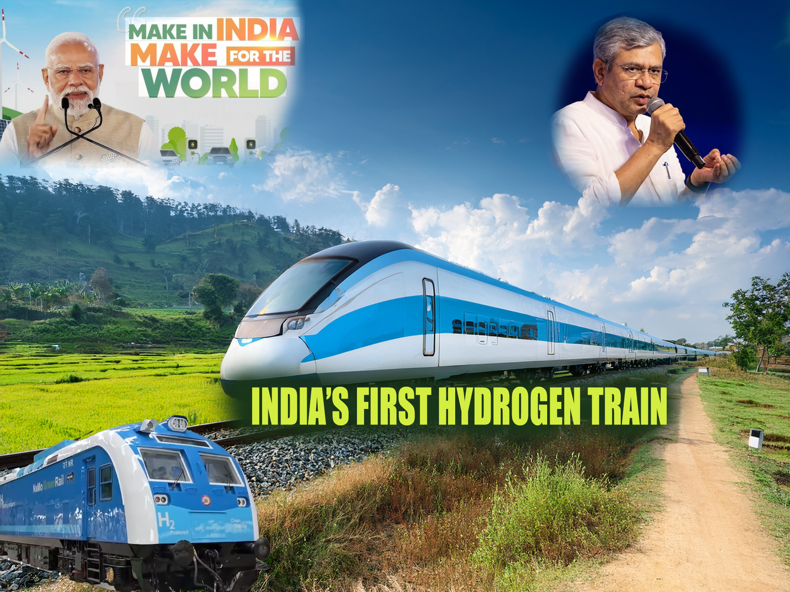 India's first hydrogen train