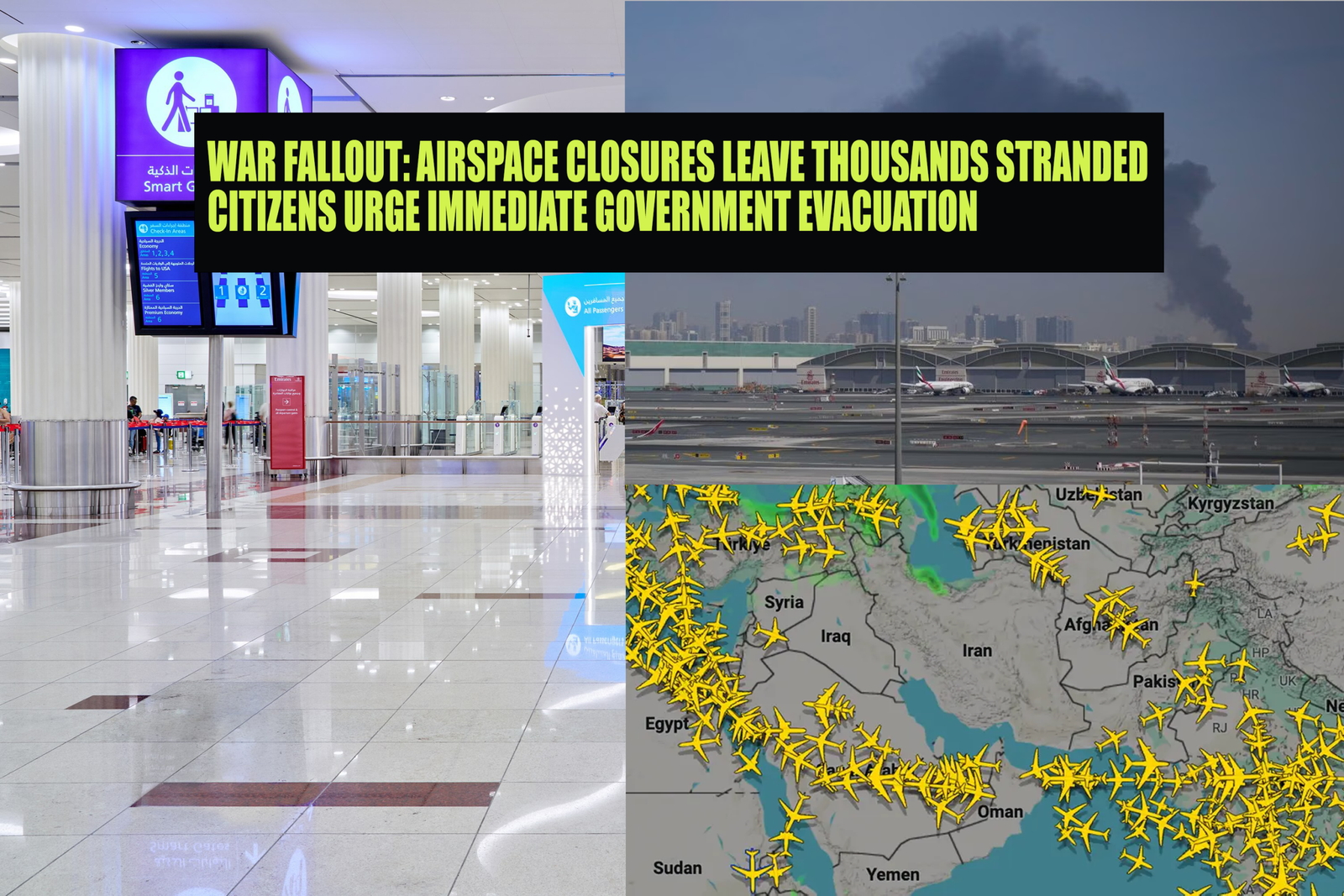 Air space closure