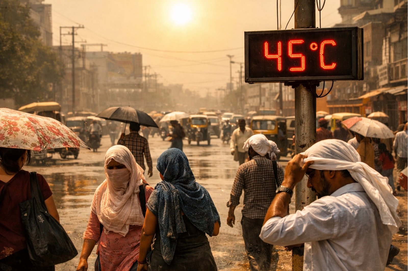 ভারত জুড়ে তীব্র তাপপ্রবাহের সতর্কতা