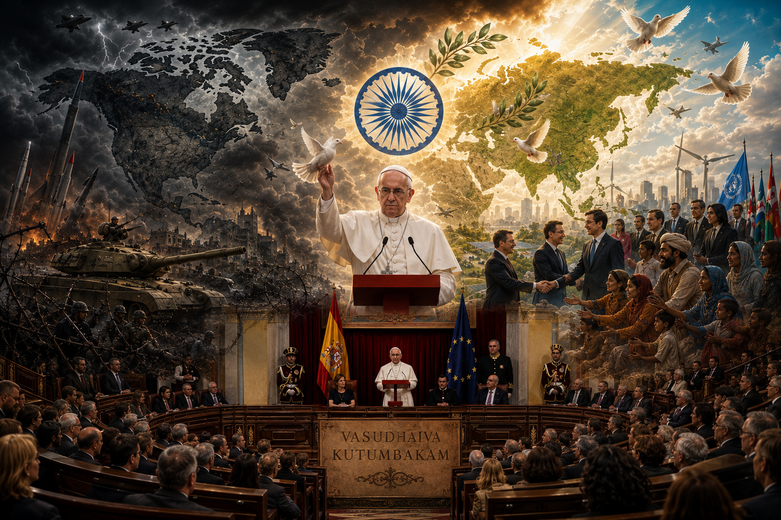 Pope Leo at Spain