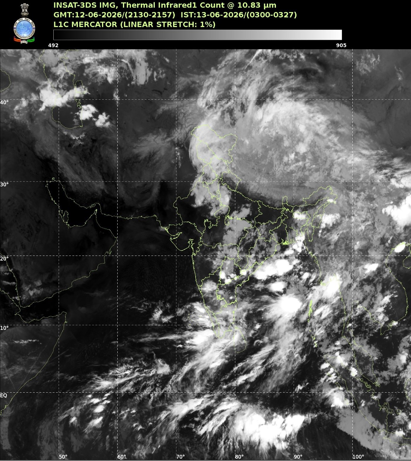 Monsoon Satellite image